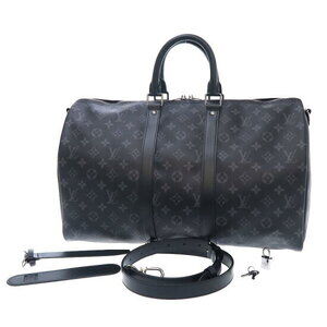 Louis Vuitton Eclipse Black Keepall Bandouliere